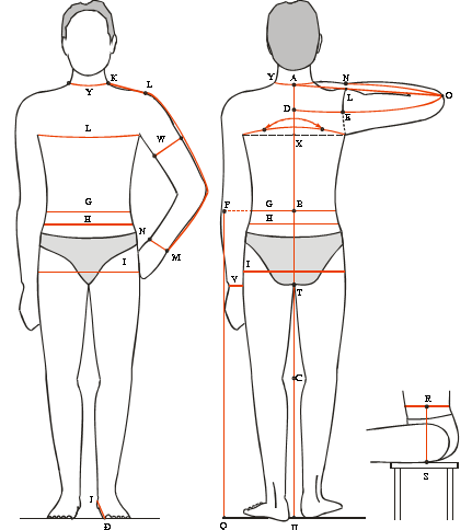 Cách đo áo sơ mi và quần nam nữ - Cách lấy size quần áo